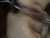 Ugly Chinese man likes playing with his little dick